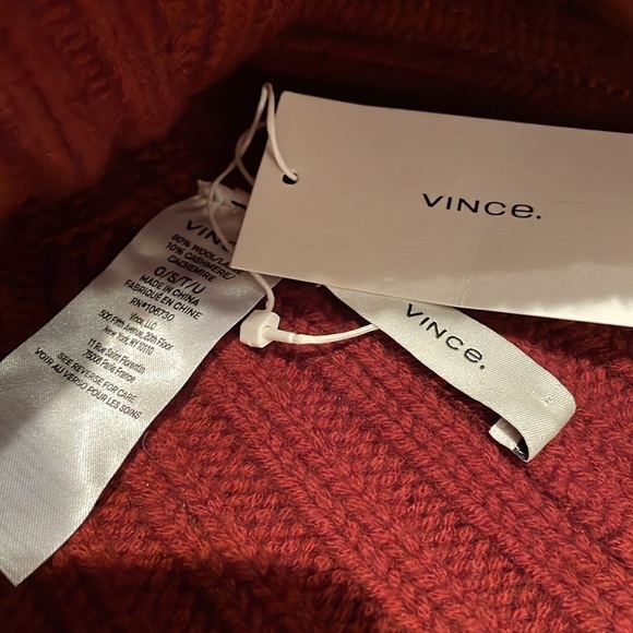 New! Vince Wool & Cashmere Knitted Winter Hat NWTS - Picture 3 of 10